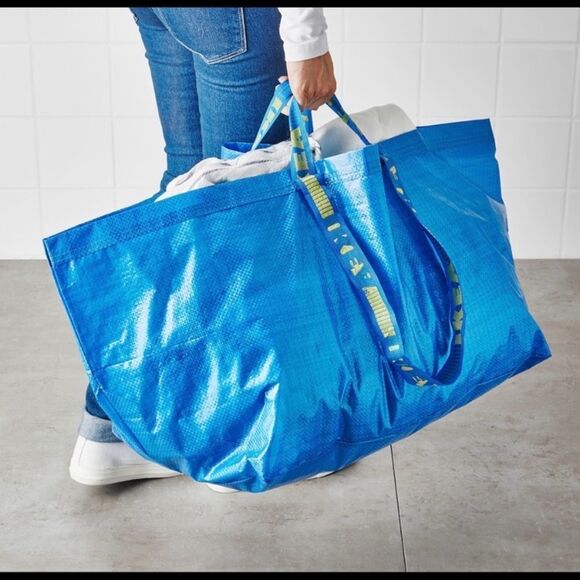 Frakta Large 19 Gallon Blue IKEA Bags Bundle of (2) - Picture 4 of 7